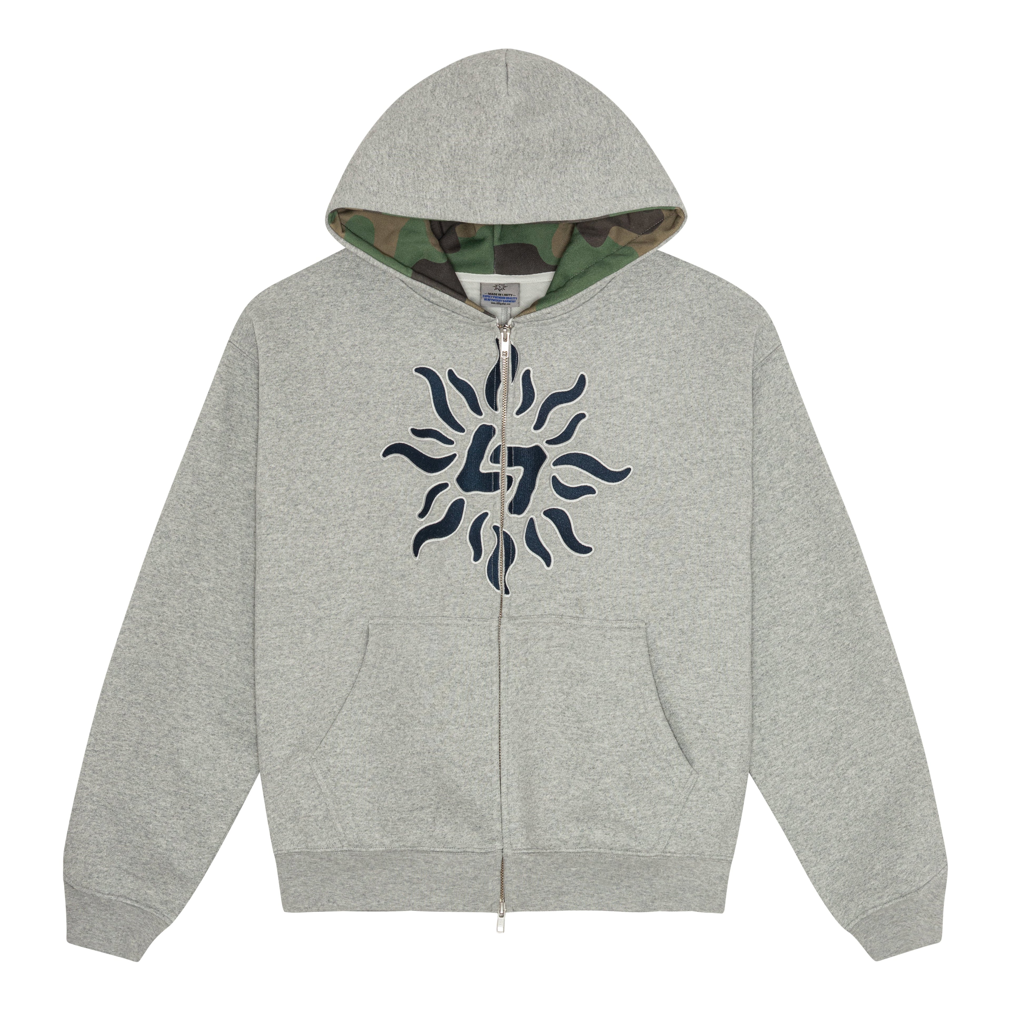 LIBI ZIP HOODIE (CAMO)