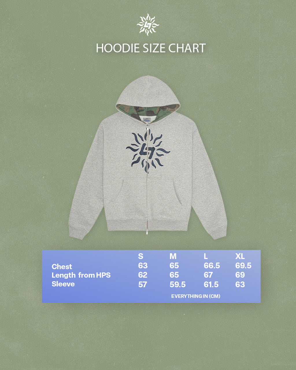 LIBI ZIP HOODIE (CAMO)