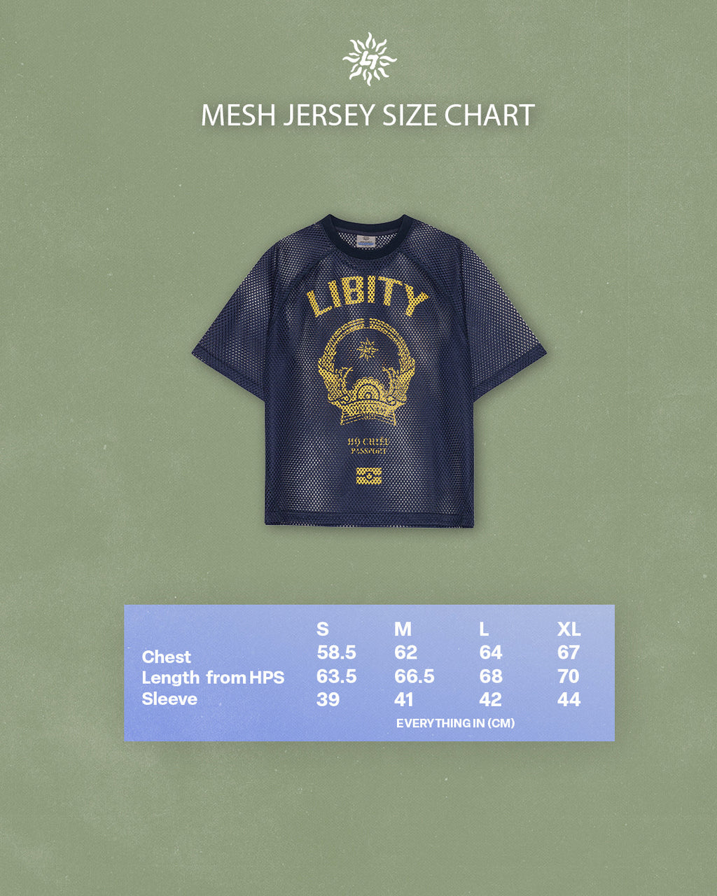 LIBI PASSPORT MESH JERSEY (NAVY)