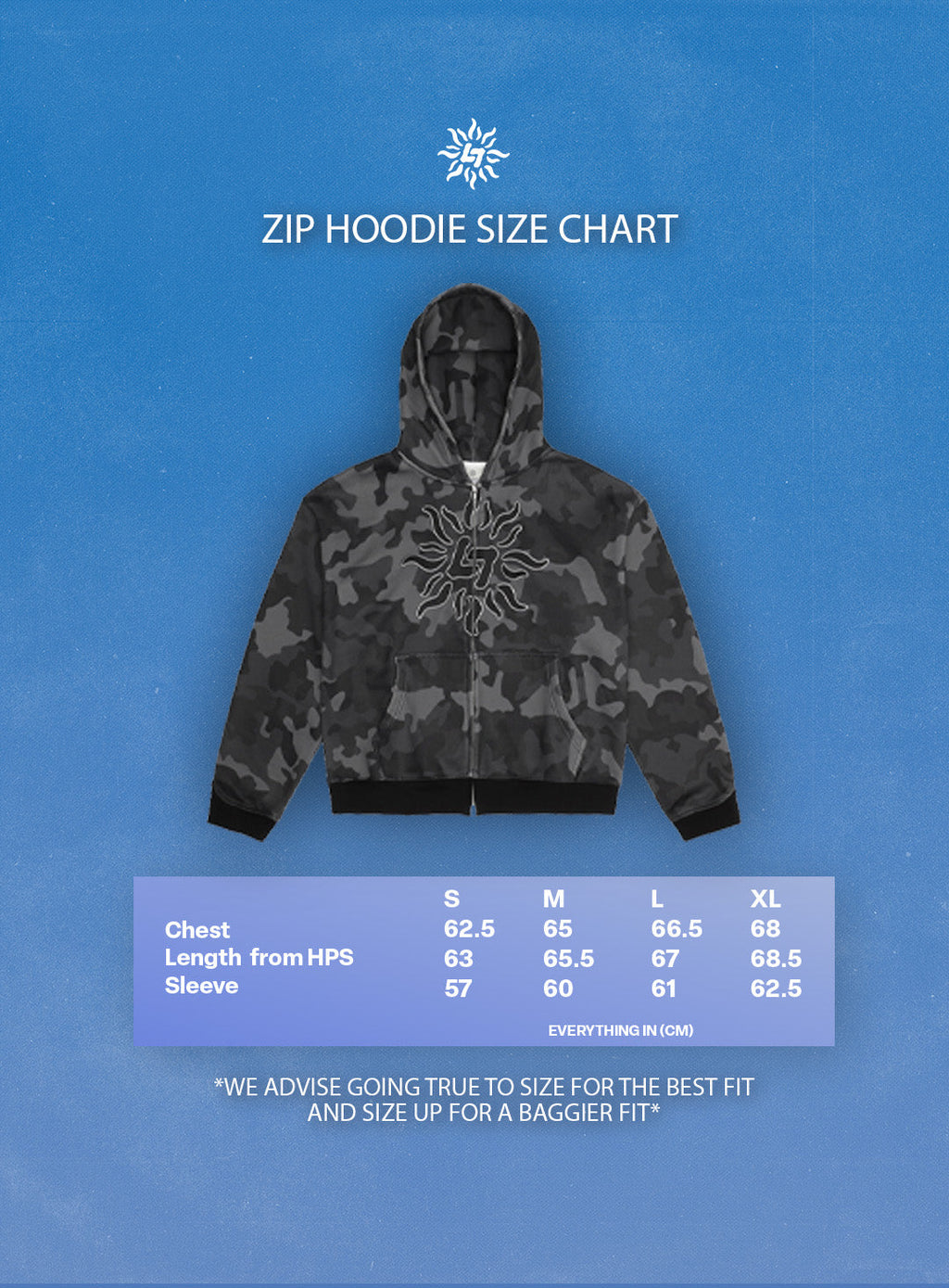 LIBI ZIP HOODIE (DARK CAMO)