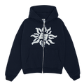 LIBI ZIP HOODIE (NAVY)